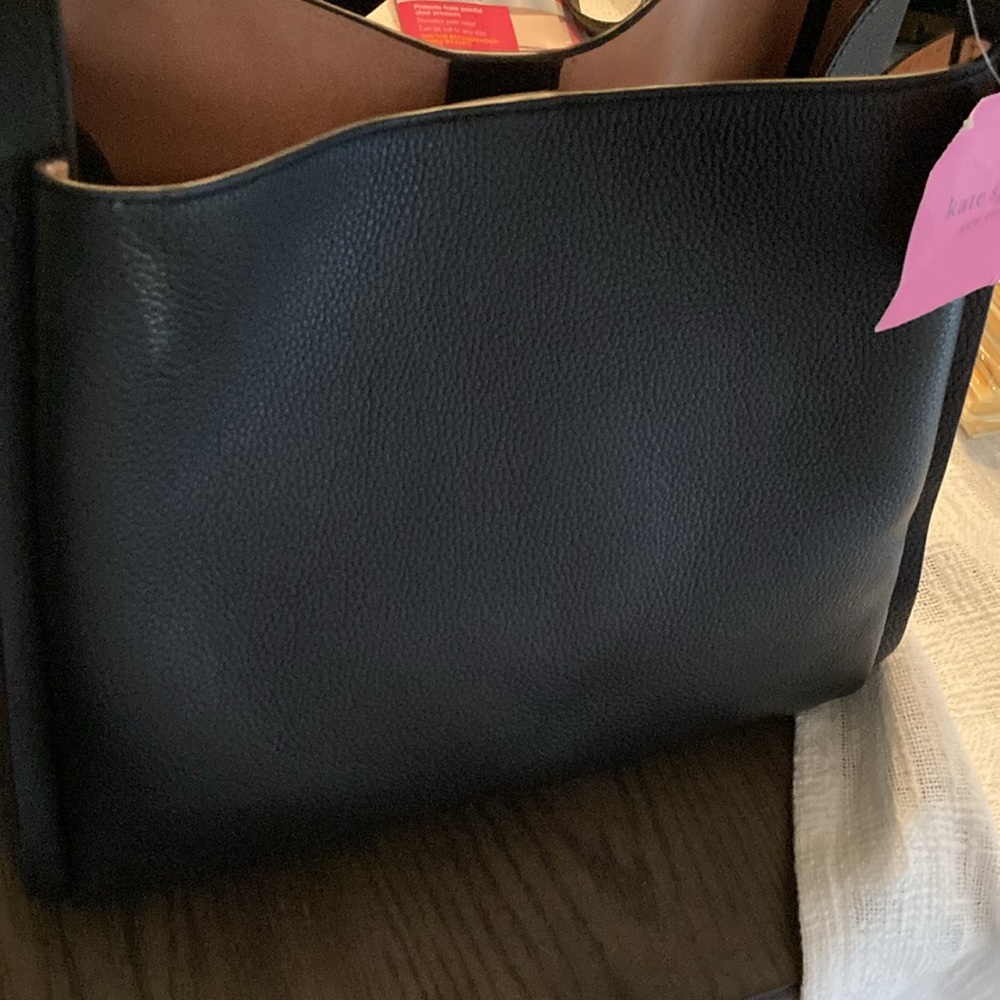 Kate Spade Black Hudson pebble leather Shoulder Bag - Picture 7 of 10
